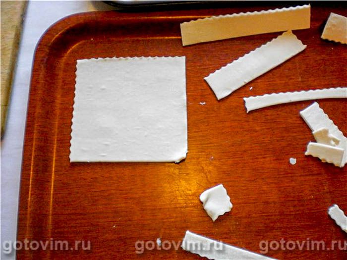 Фотографии рецепта Пирожные на скорую руку из слоёного теста и бананов, 02 Пирожные на скорую руку из слоёного теста и бананов, Шаг 02