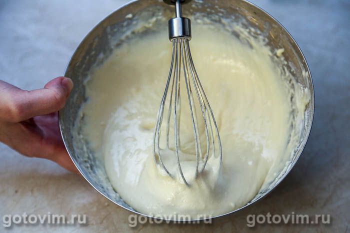 Фотографии рецепта Пирог на сковороде с курицей и грибами, 08 Пирог на сковороде с курицей и грибами, Шаг 08