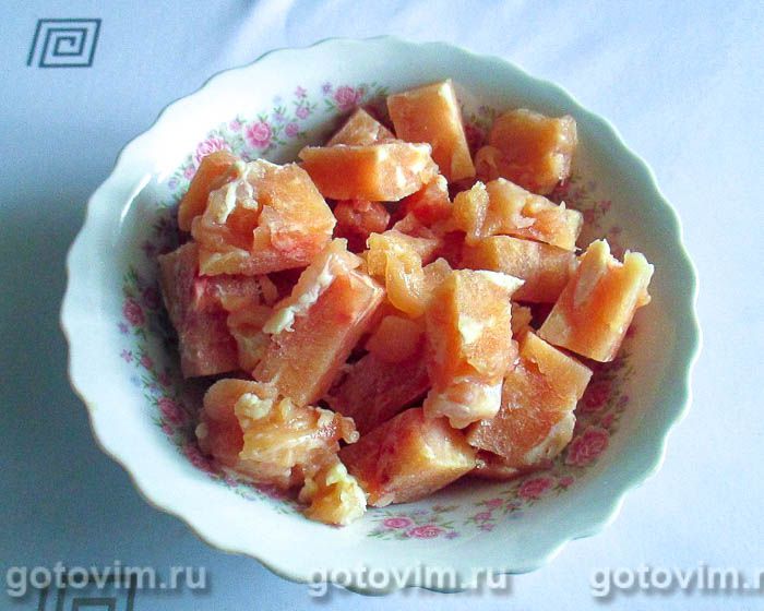 Фотографии рецепта Плов с куриным филе и чесночными стрелками в мультиварке, 03 Плов с куриным филе и чесночными стрелками в мультиварке, Шаг 03