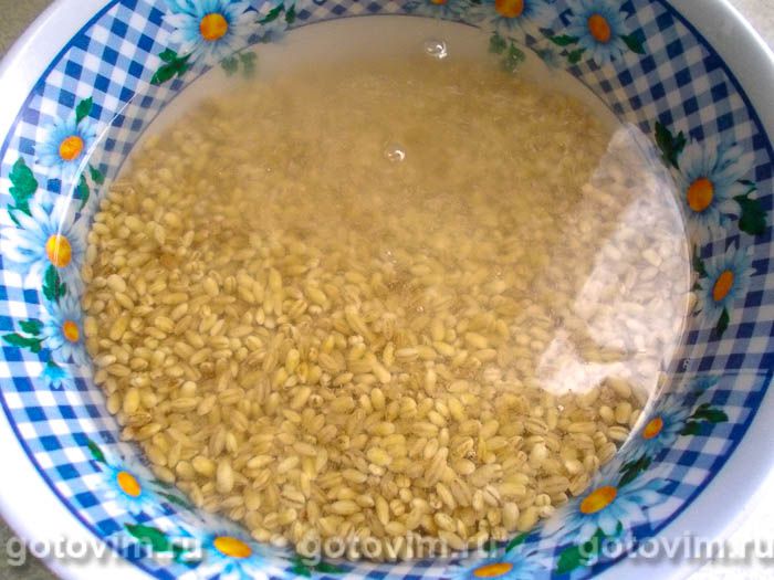 Фотографии рецепта Плов из перловки с курицей, 01 Плов из перловки с курицей, Шаг 01
