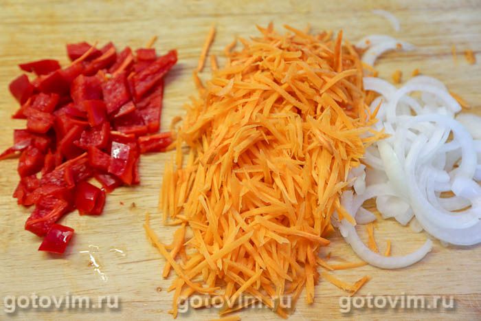 Фотографии рецепта Рис с мясом и свежей кукурузой , 04 Рис с мясом и свежей кукурузой , Шаг 04