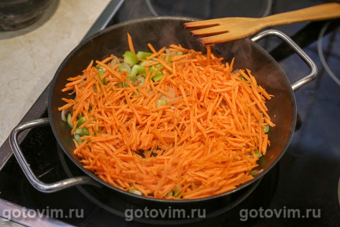 Фотографии рецепта Постный плов с рисом и машем, 03 Постный плов с рисом и машем, Шаг 03