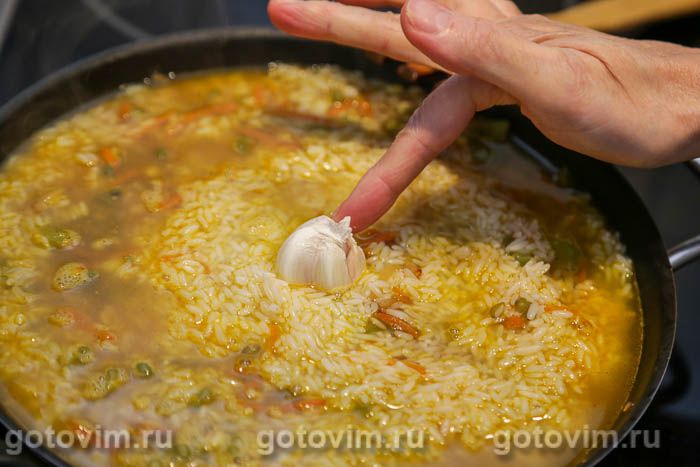Фотографии рецепта Постный плов с рисом и машем, 09 Постный плов с рисом и машем, Шаг 09