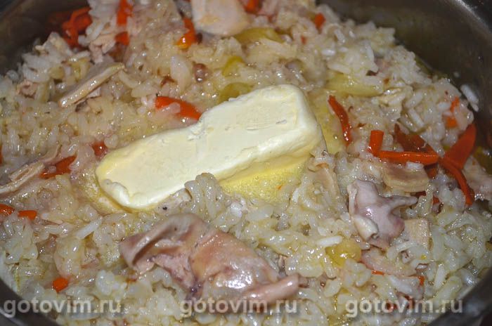 Фотографии рецепта Плов с кальмаром, 08 Плов с кальмаром, Шаг 08