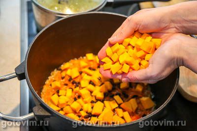 Фотографии рецепта Плов с тыквой, 04 Плов с тыквой, Шаг 04