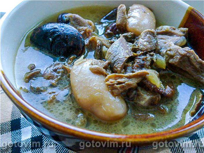 Фотографии рецепта Похлебка с грибами и фасолью, 04 Похлебка с грибами и фасолью, Шаг 04