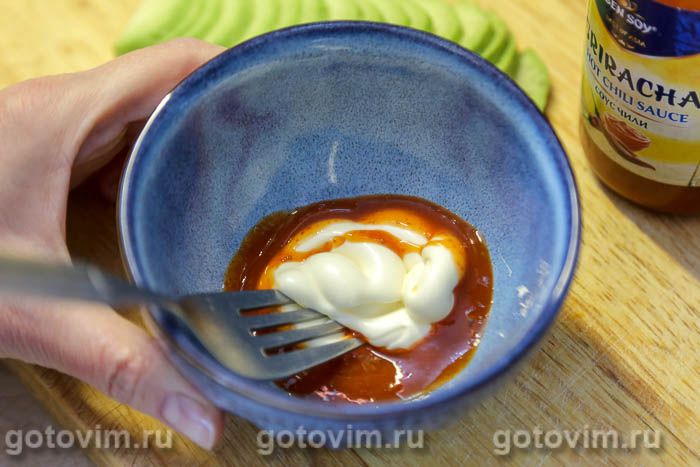Фотографии рецепта Поке из киноа с куриной грудкой, авокадо и бобами эдамаме, 07 Поке из киноа с куриной грудкой, авокадо и бобами эдамаме, Шаг 07