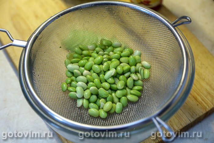 Фотографии рецепта Поке из киноа с куриной грудкой, авокадо и бобами эдамаме, 05 Поке из киноа с куриной грудкой, авокадо и бобами эдамаме, Шаг 05