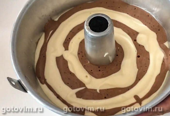 Фотографии рецепта Мраморный торт, 03 Мраморный торт, Шаг 03