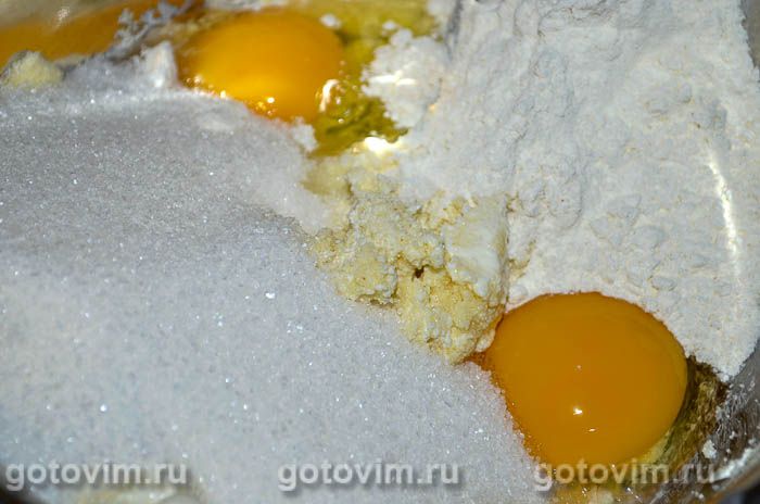 Фотографии рецепта Манник с виноградом, 02 Манник с виноградом, Шаг 02
