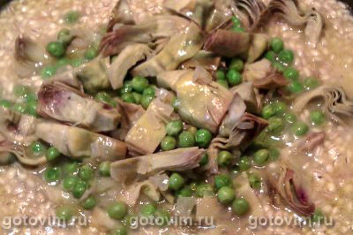 Фотографии рецепта Постное орзотто с артишоками, 07 Постное орзотто с артишоками, Шаг 07
