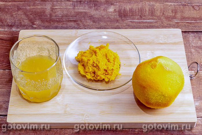 Фотографии рецепта Апельсиновый молочный пудинг , 02 Апельсиновый молочный пудинг , Шаг 02