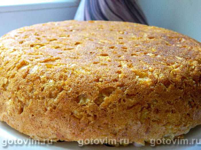 Фотографии рецепта Пьяная шарлотка с медовой корочкой, 06 Пьяная шарлотка с медовой корочкой, Шаг 06