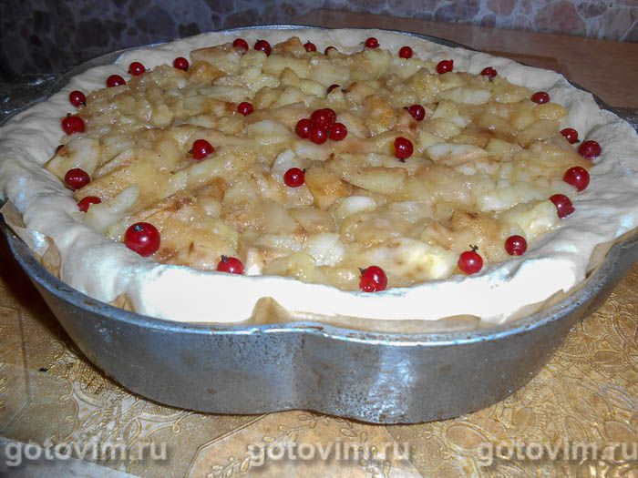 Фотографии рецепта Пышный яблочный пирог, 05 Пышный яблочный пирог, Шаг 05
