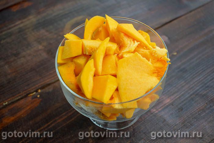 Фотографии рецепта Рагу из тыквы с мясным фаршем и овощами в мультиварке, 01 Рагу из тыквы с мясным фаршем и овощами в мультиварке, Шаг 01