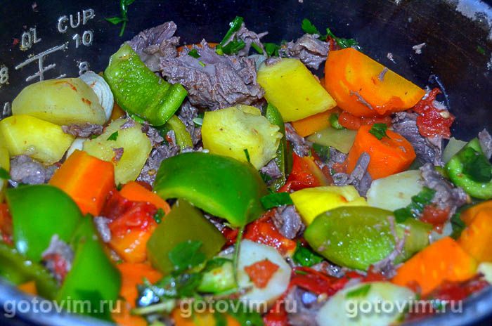 Фотографии рецепта Рагу из косули с овощами, 09 Рагу из косули с овощами, Шаг 09
