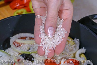 Фотографии рецепта Овощное рагу с рисом, 02 Овощное рагу с рисом, Шаг 02