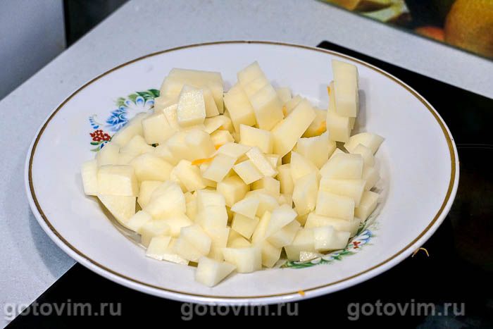 Фотографии рецепта Мясной рассольника с говяжьими ребрышками, пшеном и галушками, 03 Мясной рассольника с говяжьими ребрышками, пшеном и галушками, Шаг 03