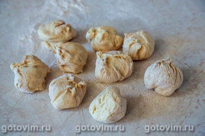 Фотографии рецепта Расстегаи с белыми грибами и курицей, 02 Расстегаи с белыми грибами и курицей, Шаг 02