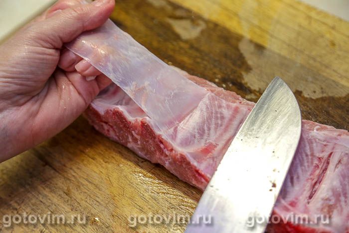 Фотографии рецепта Свиные ребрышки с соусом из виски, 01 Свиные ребрышки с соусом из виски, Шаг 01
