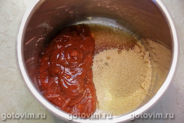 Фотографии рецепта Свиные ребрышки с соусом из виски, 04 Свиные ребрышки с соусом из виски, Шаг 04