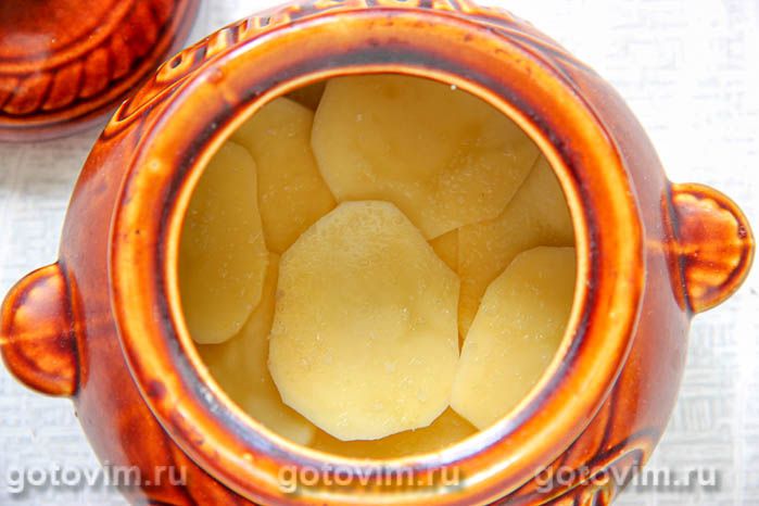 Фотографии рецепта Горшочки с рыбой и картофелем, 02 Горшочки с рыбой и картофелем, Шаг 02