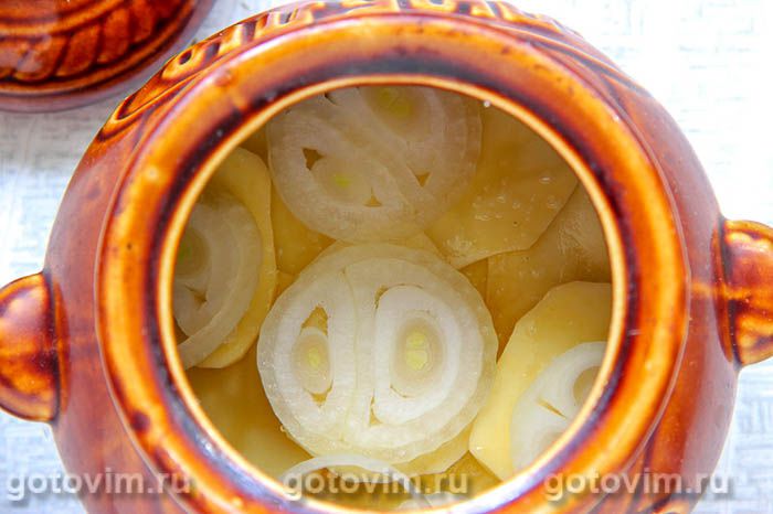 Фотографии рецепта Горшочки с рыбой и картофелем, 03 Горшочки с рыбой и картофелем, Шаг 03