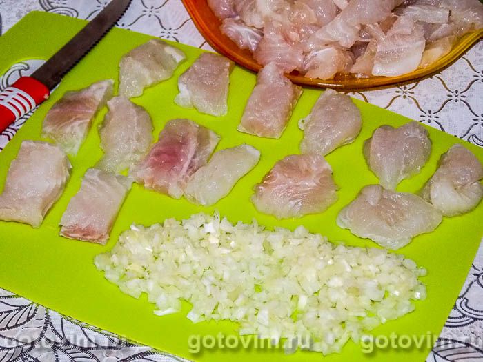 Фотографии рецепта Дрожжевой заливной пирог с рыбой, 01 Дрожжевой заливной пирог с рыбой, Шаг 01