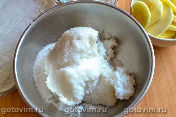 Фотографии рецепта Рисовая запеканка с яблоками, 02 Рисовая запеканка с яблоками, Шаг 02
