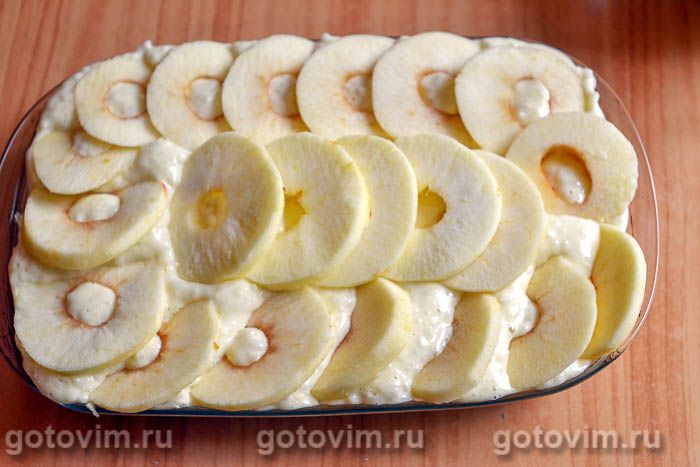 Фотографии рецепта Рисовая запеканка с яблоками, 06 Рисовая запеканка с яблоками, Шаг 06