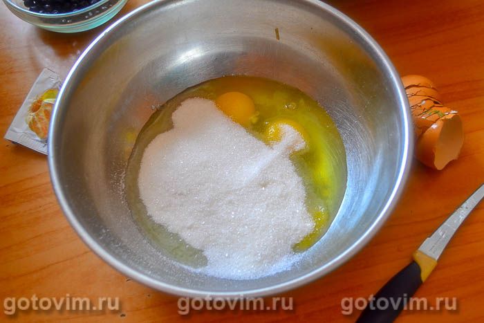 Фотографии рецепта Рисовая бабка с черникой, 01 Рисовая бабка с черникой, Шаг 01