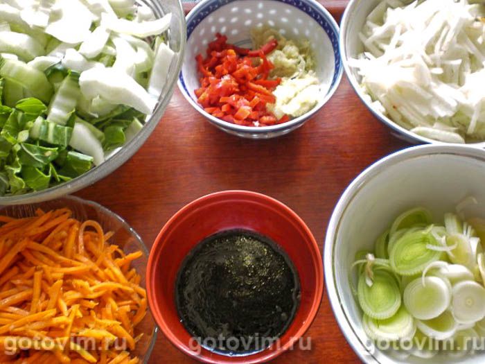 Фотографии рецепта Рисовая лапша с мясом по-китайски, 01 Рисовая лапша с мясом по-китайски, Шаг 01