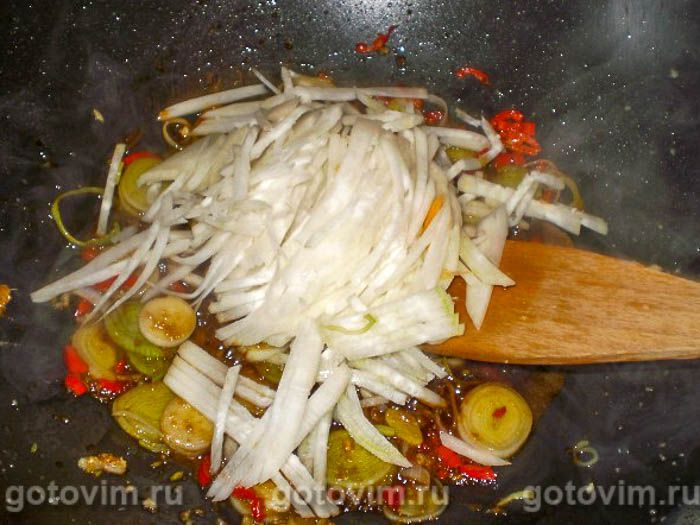 Фотографии рецепта Рисовая лапша с мясом по-китайски, 03 Рисовая лапша с мясом по-китайски, Шаг 03