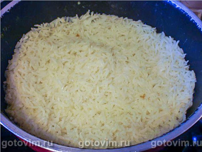 Фотографии рецепта Рис с овощами и каслером (по мотивам турецкого пилава), 04 Рис с овощами и каслером (по мотивам турецкого пилава), Шаг 04