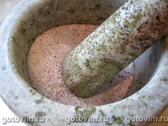 Фотографии рецепта Рисовый пудинг с шафраном и миндалем (Gotlänsk saffranspannkaka), 04 Рисовый пудинг с шафраном и миндалем (Gotlänsk saffranspannkaka), Шаг 04