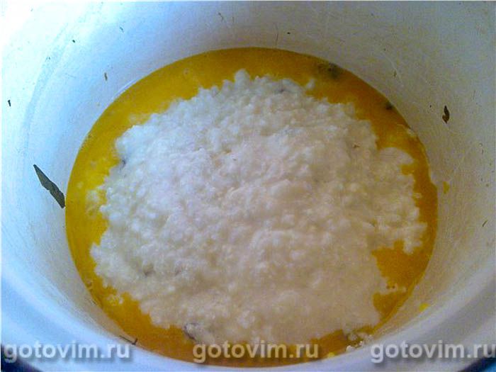 Фотографии рецепта Рисовая запеканка с крапивой и щавелем, 03 Рисовая запеканка с крапивой и щавелем, Шаг 03