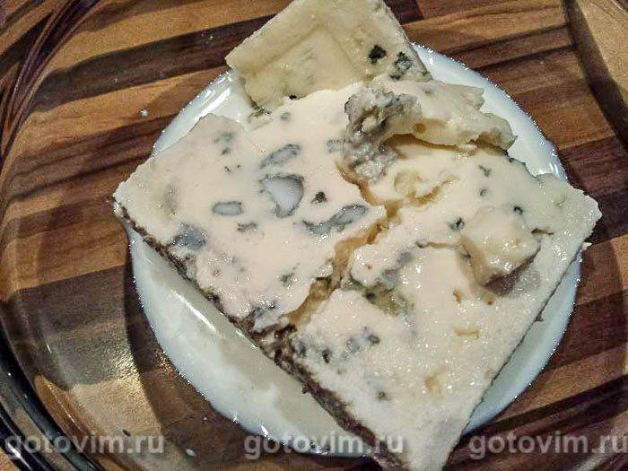 Фотографии рецепта Рисовая запеканка с сыром рокфор и шпинатом, 02 Рисовая запеканка с сыром рокфор и шпинатом, Шаг 02