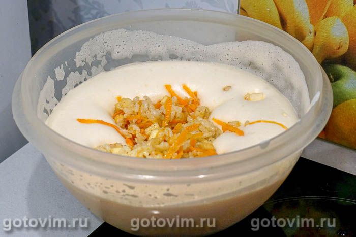 Фотографии рецепта Рисовая запеканка с яблоками и морковью, 06 Рисовая запеканка с яблоками и морковью, Шаг 06