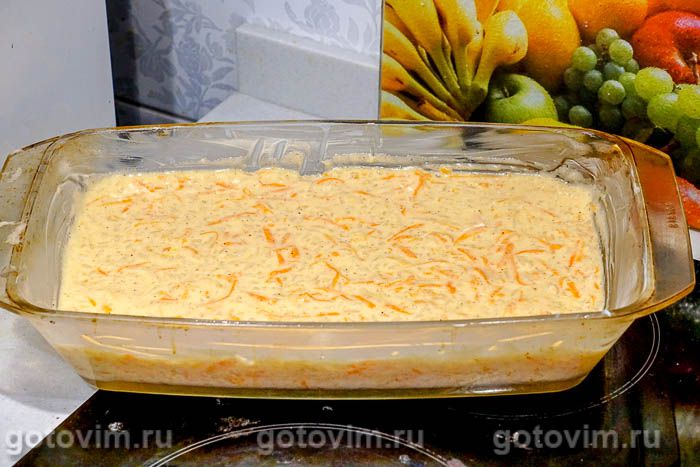 Фотографии рецепта Рисовая запеканка с яблоками и морковью, 07 Рисовая запеканка с яблоками и морковью, Шаг 07