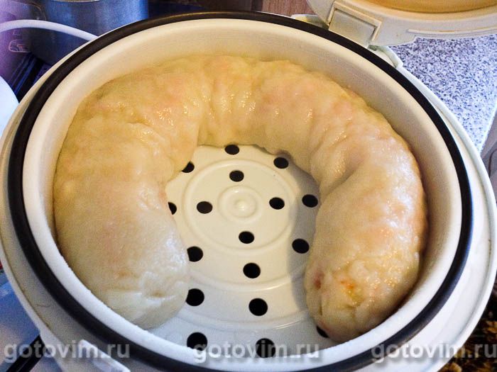 Фотографии рецепта Оромо - рулет с овощами на пару, 09 Оромо - рулет с овощами на пару, Шаг 09