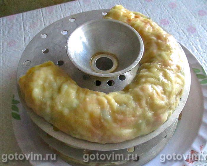 Фотографии рецепта Рулет с овощами в мантоварке (ханум), 09 Рулет с овощами в мантоварке (ханум), Шаг 09