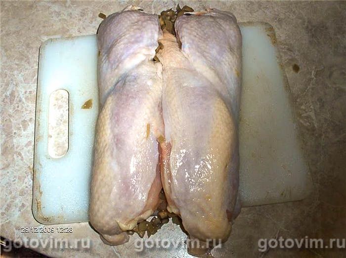 Фотографии рецепта Рулет из курицы с грибами и моцареллой, 03 Рулет из курицы с грибами и моцареллой, Шаг 03