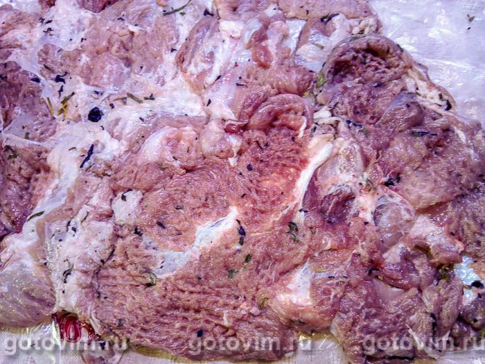 Фотографии рецепта Мясной рулет с морковной начинкой, 04 Мясной рулет с морковной начинкой, Шаг 04