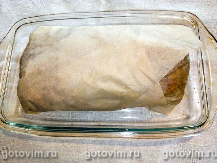 Фотографии рецепта Мясной рулет с морковной начинкой, 07 Мясной рулет с морковной начинкой, Шаг 07