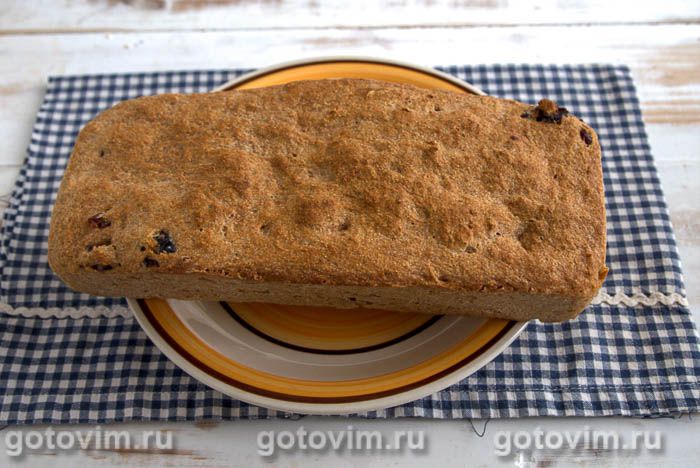 Фотографии рецепта Ржаной хлеб с сушёной клюквой, 07 Ржаной хлеб с сушёной клюквой, Шаг 07