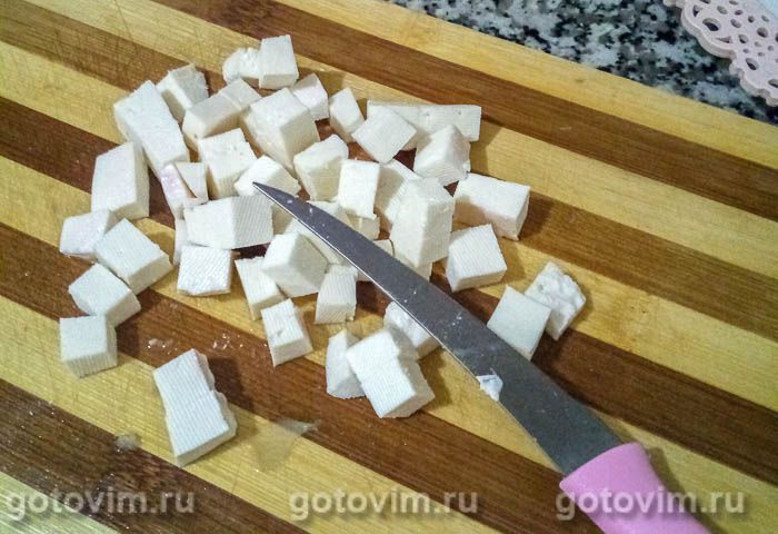 Фотографии рецепта Салат из артишоков с брынзой, огурцом и рукколой , 04 Салат из артишоков с брынзой, огурцом и рукколой , Шаг 04