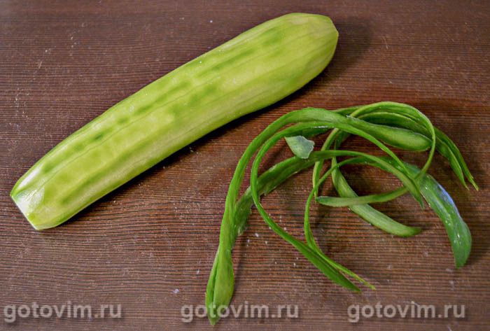 Фотографии рецепта Пряный салат из картофеля с огурцом, 03 Пряный салат из картофеля с огурцом, Шаг 03