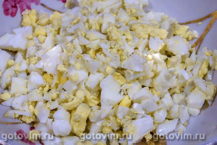 Фотографии рецепта Салат из крабовых палочек с гранатом, 01 Салат из крабовых палочек с гранатом, Шаг 01