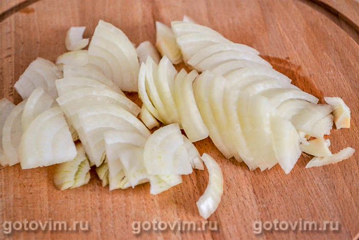 Фотографии рецепта Слоеный салат из куриной грудки с апельсинами, 04 Слоеный салат из куриной грудки с апельсинами, Шаг 04