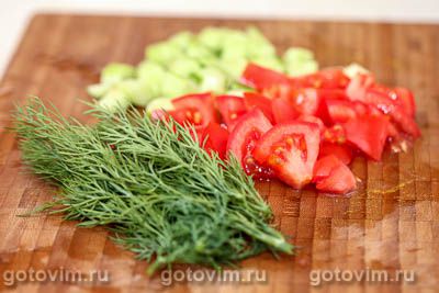 Фотографии рецепта Салат из кус-куса с овощами, 01 Салат из кус-куса с овощами, Шаг 01